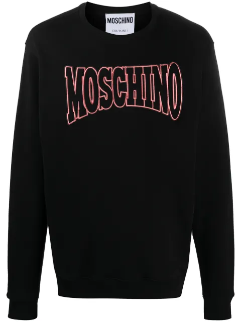 Moschino Moletom Com Logo Bordado Menor preço em Moschino Moletom Com Logo Bordado