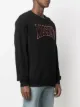 Moschino logo embroidered sweatshirt