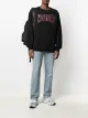 Image 2 of Moschino logo embroidered sweatshirt