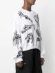 Moschino printed cotton jumper