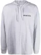 Image 1 of Moschino logo-embroidered drawstring hoodie