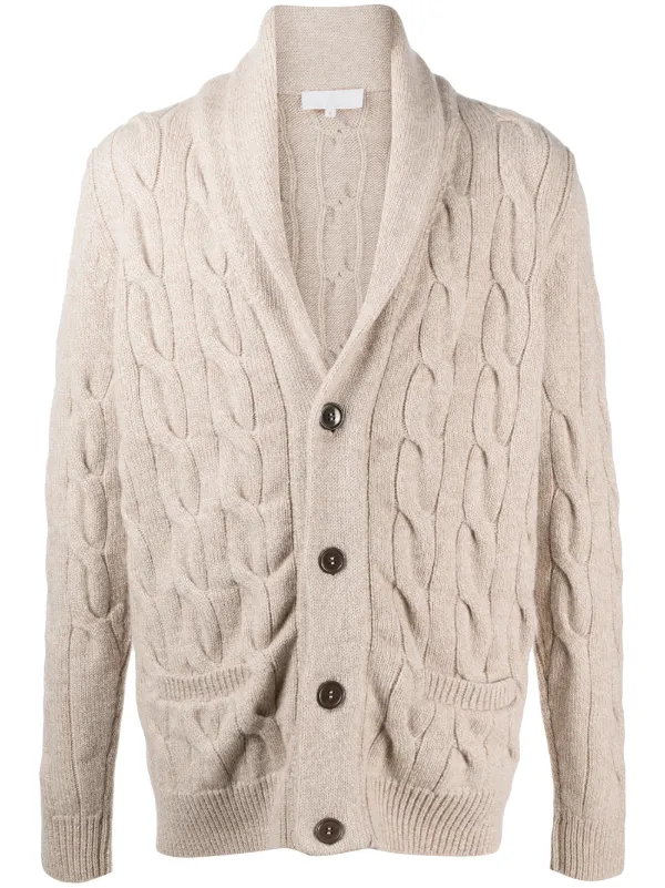chunky wool cardigan