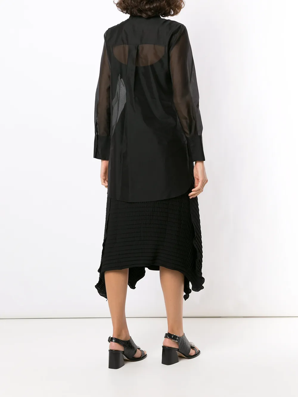 фото Alcaçuz полупрозрачная рубашка lia