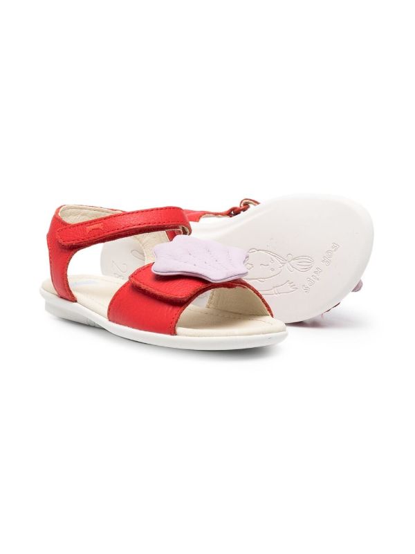 Red sandals best sale baby girl