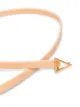 Bottega Veneta triangle buckle leather belt