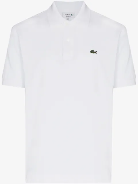 Lacoste logo-patch short-sleeve polo shirt