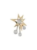 LE STER 18kt yellow and white gold diamond Rocket left earring