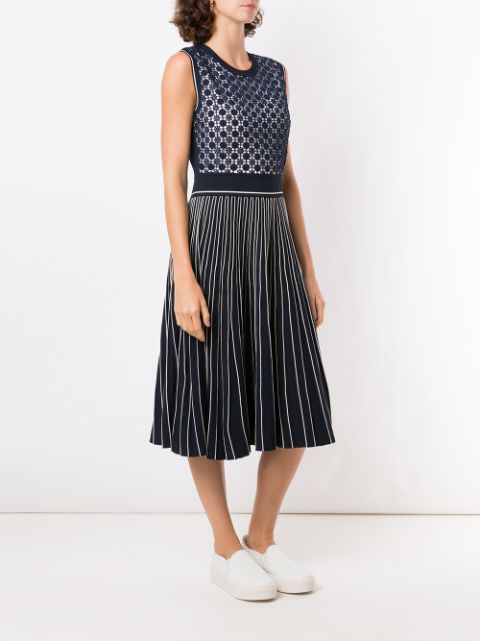 tory burch pleated sweater dress