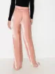 Sleeping with Jacques high-shine velvet effect trousers