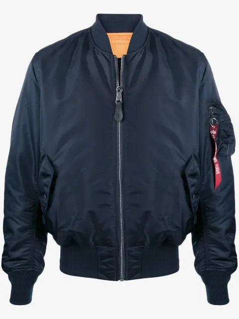 Alpha Industries MA-1 Heritage zip-up bomber jacket