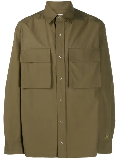Kenzo long-sleeved utility shirt