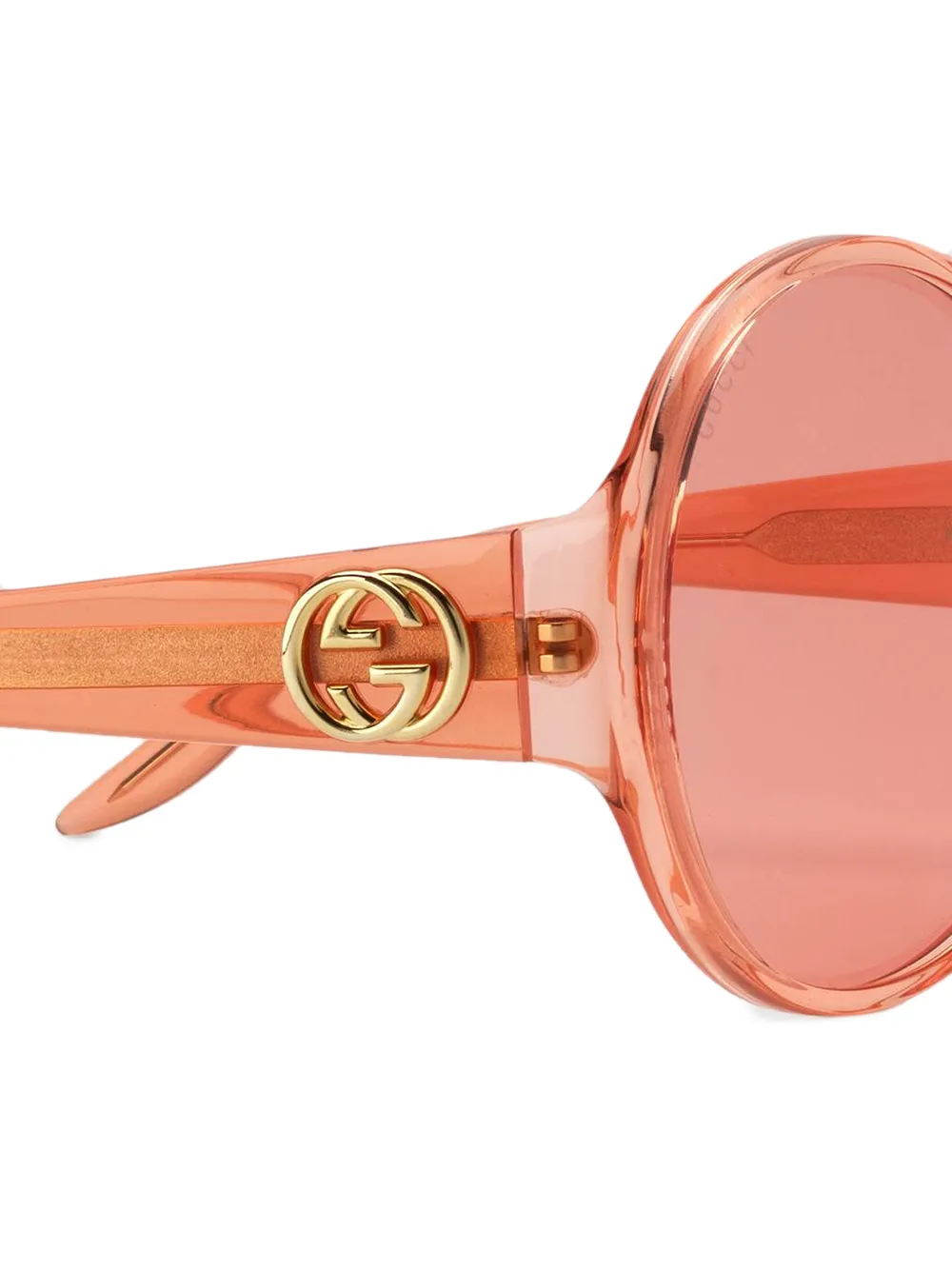 фото Gucci eyewear солнцезащитные очки в круглой оправе