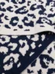 Image 2 of AMI AMALIA leopard merino-knit throw