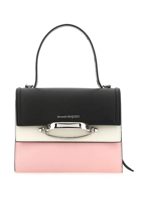 Alexander McQueen contrast panel tote bag