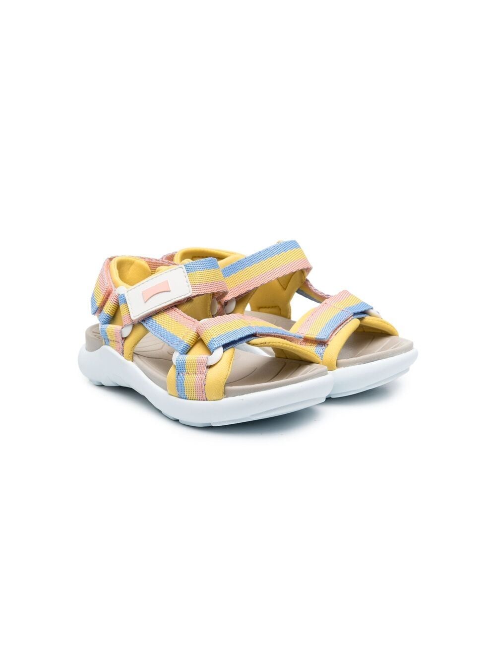 Image 1 of Camper Kids striped touch-strap sandals