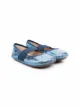Image 1 of Camper Kids snakeskin-effect ballerina shoes