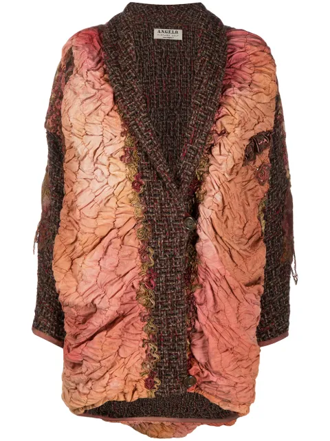 A.N.G.E.L.O. Vintage Cult 1980s draped panel woven coat
