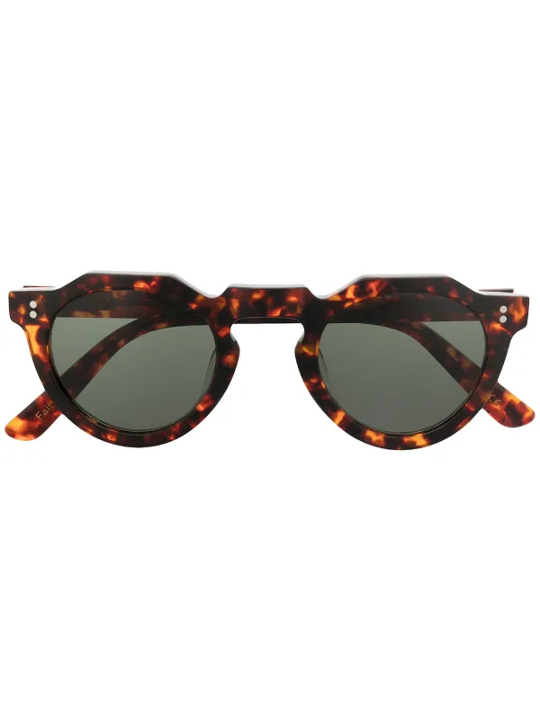 Tortoise shell flat top on sale sunglasses