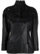 Image 1 of A.N.G.E.L.O. Vintage Cult 1990s lace panel leather jacket