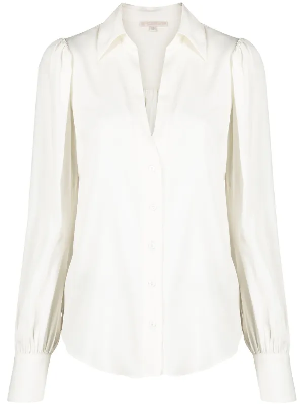 Gold Hawk Slot Neckline Shirt - Farfetch