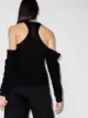 RtA Terza knitted cold shoulder top