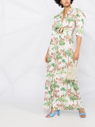 Savannah belted maxi dress展示图