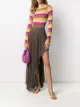 Image 2 of Patrizia Pepe striped lurex knitted jumper
