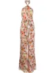 Image 1 of Patrizia Pepe floral print halter neck jumpsuit