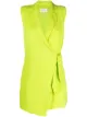 Image 1 of Patrizia Pepe sleeveless V-neck wrap playsuit