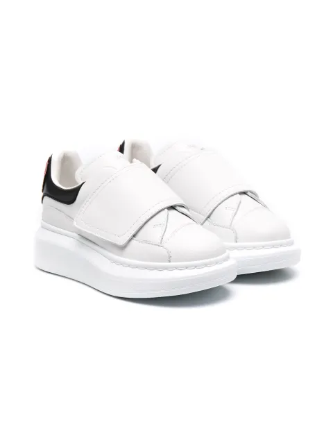 Alexander mcqueen kids sneakers con strappo - di colore nero farfetch pelle  neri - Stileo.it