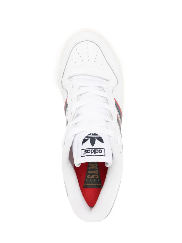 adidas trainers red stripe