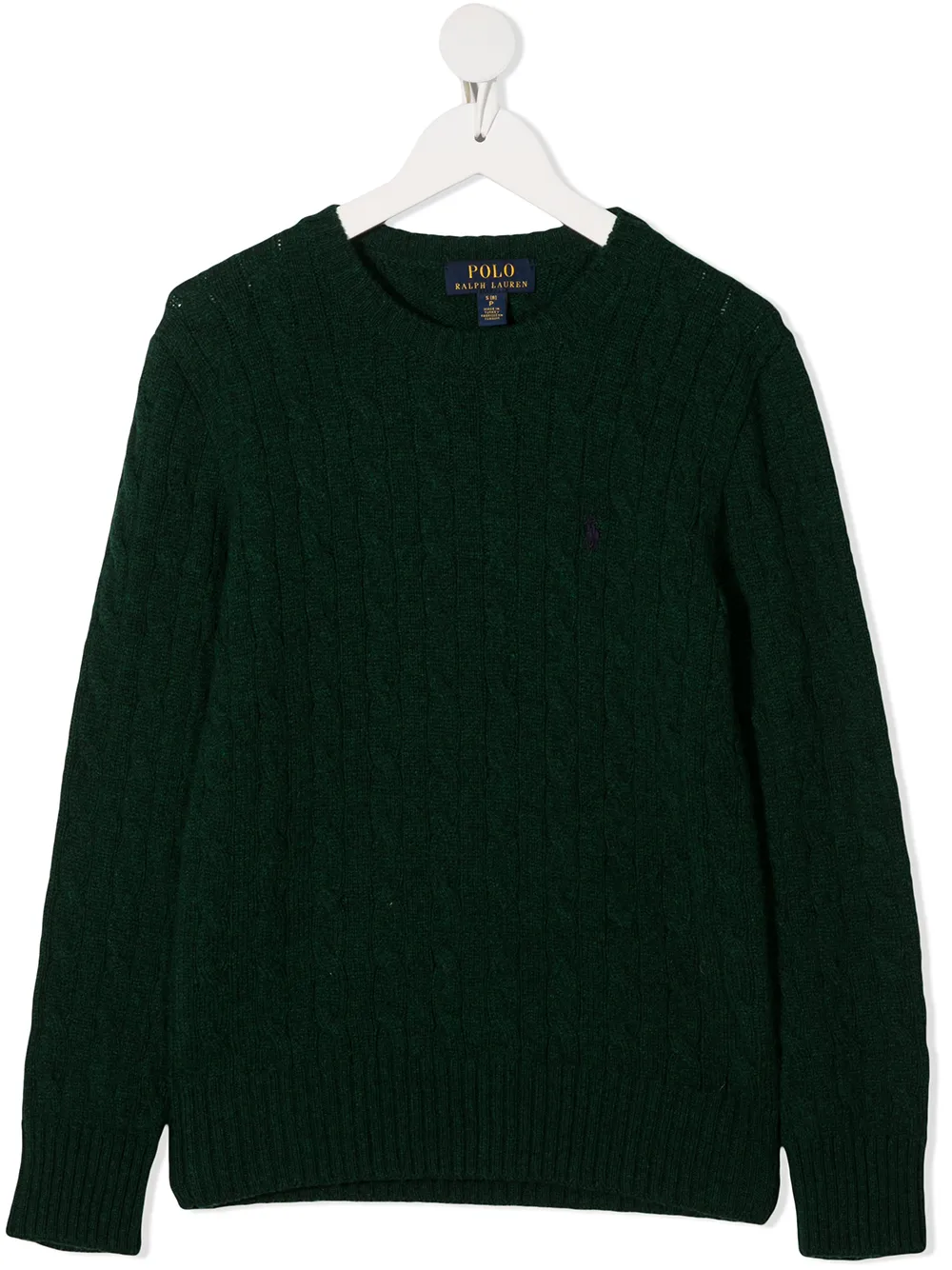 

Ralph Lauren Kids cable knit jumper - Green