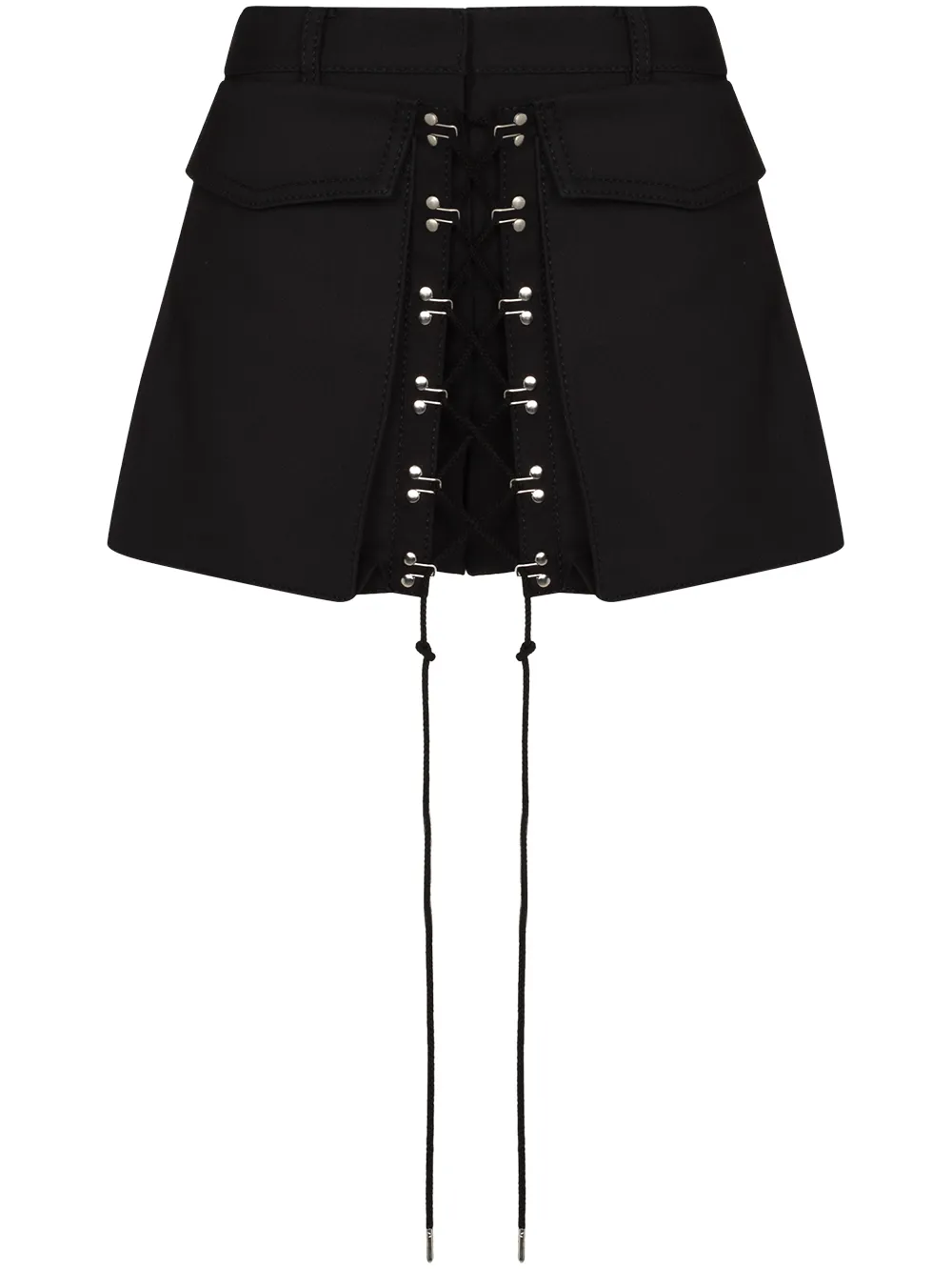 Shop Dion Lee lace-up shorts with Express Delivery - FARFETCH