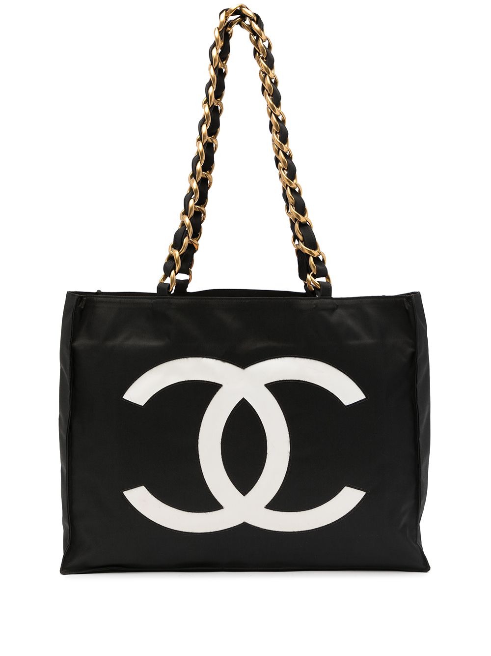 фото Chanel pre-owned сумка-тоут 1992-94-го года с логотипом