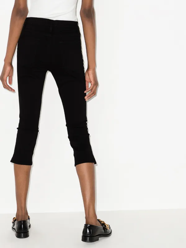 Frame Le Pedal Cropped Jeans - Black