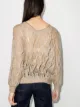 Brunello Cucinelli cable-knit semi-sheer jumper