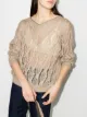 Image 2 of Brunello Cucinelli cable-knit semi-sheer jumper