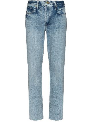 FRAME Le Piper Straight Leg Jeans - Farfetch