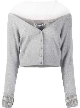 Alexander Wang Crystal Cuff Cardigan - Farfetch