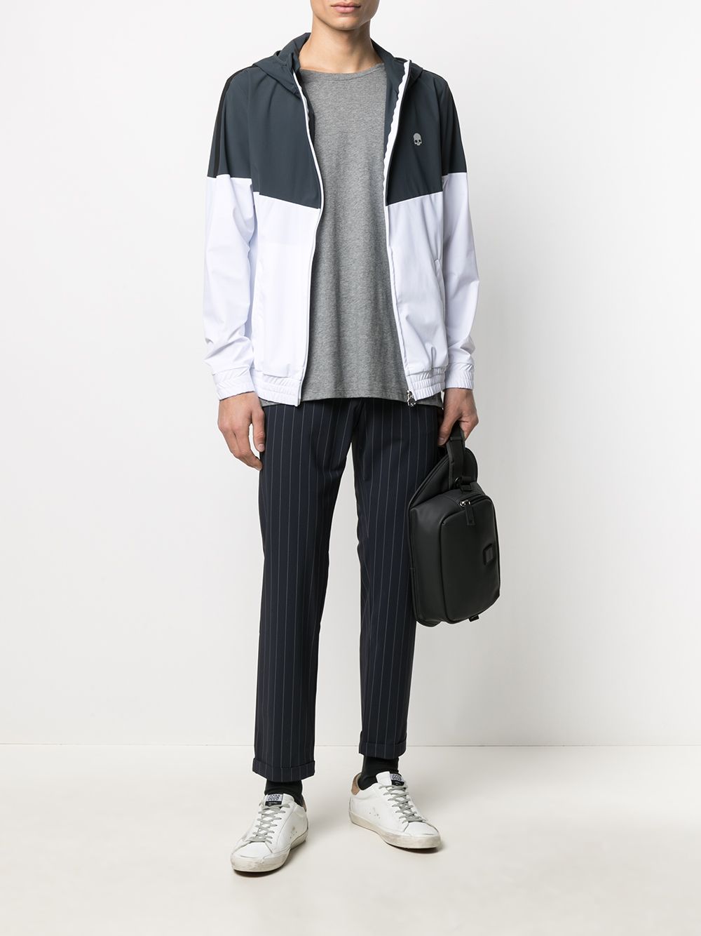 Hydrogen bi-colour Hooded Track Jacket - Farfetch