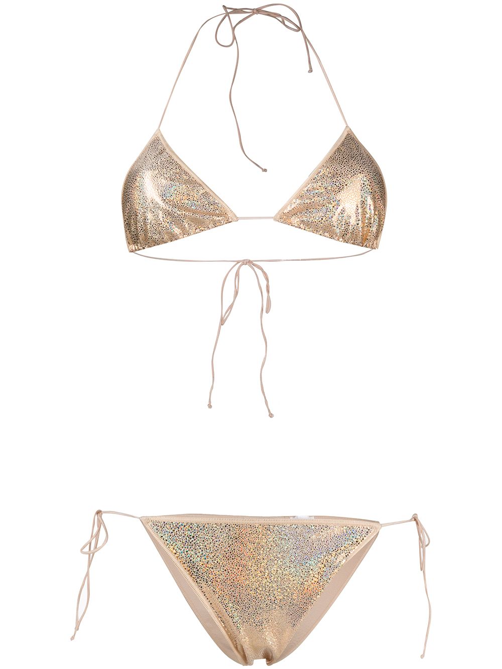 фото Oséree metallic serpent bikini set