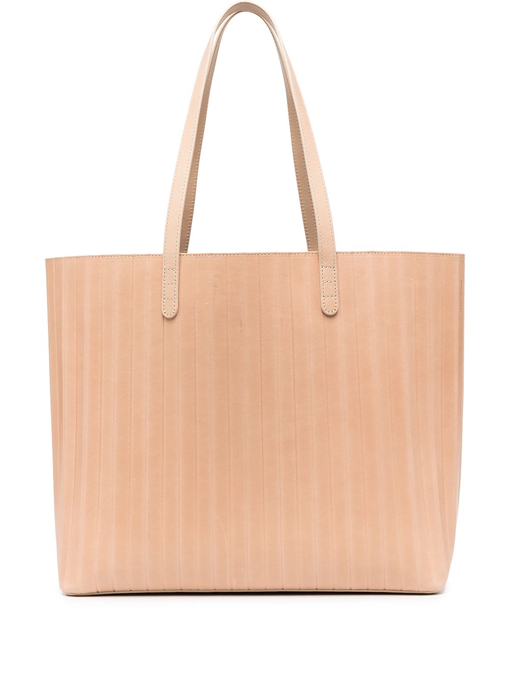 Mansur Gavriel Pleated Tote Bag In Neutrals