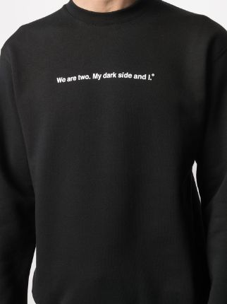 slogan print sweatshirt展示图