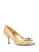 Image 2 of Dolce & Gabbana Pre-Owned crystal-embellished metallic pumps