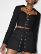 Image 2 of Dion Lee lace-up cropped jacket