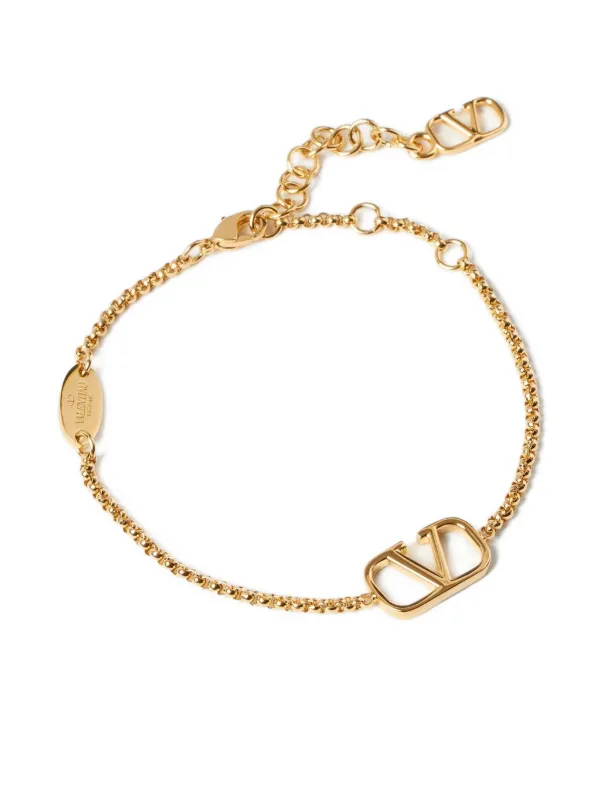 VALENTINO GARAVANI  Vロゴブレスレット　ゴールド Valentino Garavani Vロゴ ブレスレット 通販 - FARFETCH