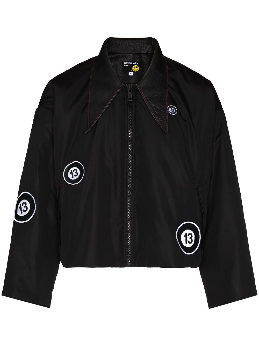 Duoltd Logo-embroidered Bomber Jacket In Schwarz