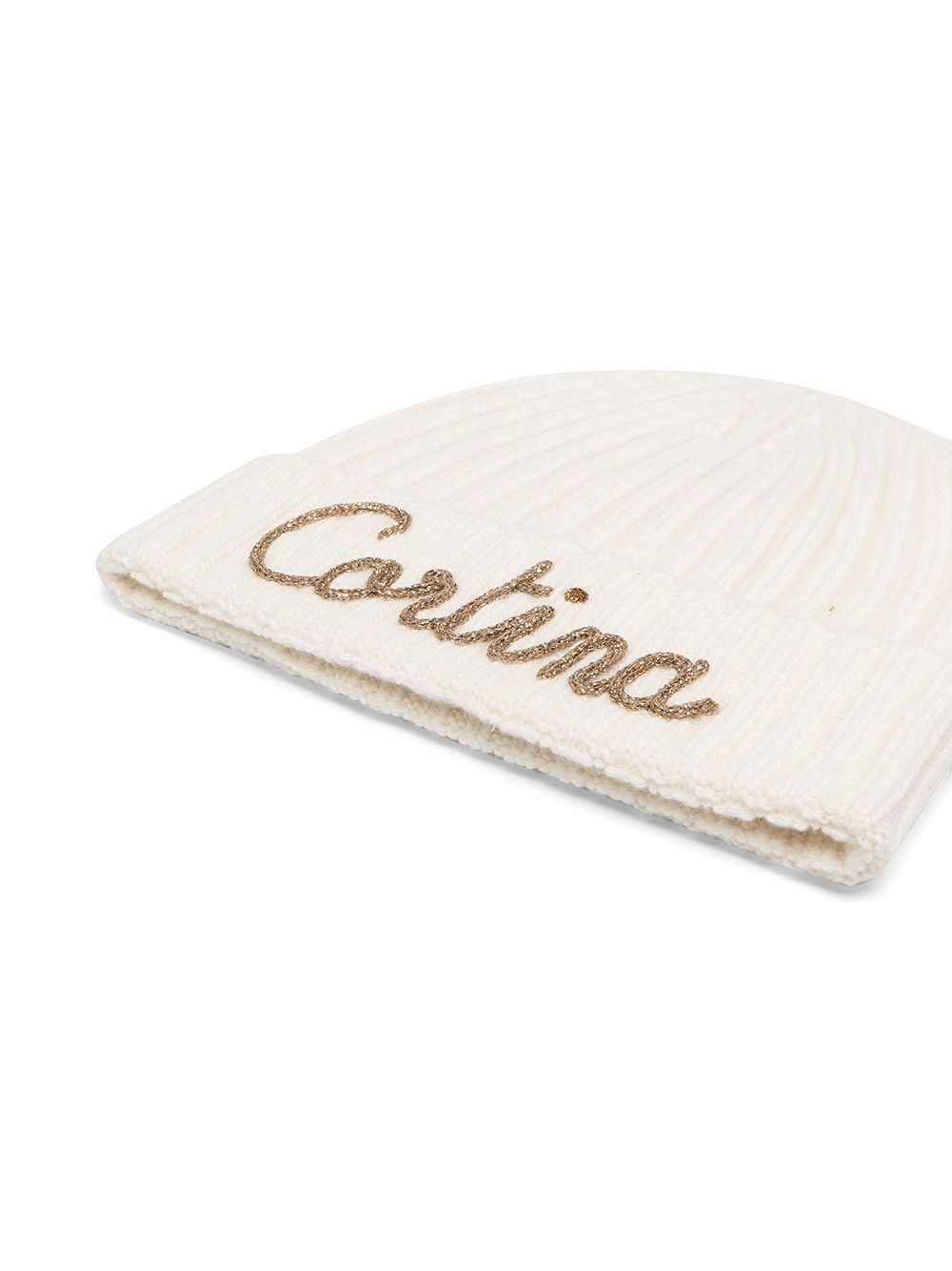 фото Mc2 saint barth kids embroidered logo knit beanie