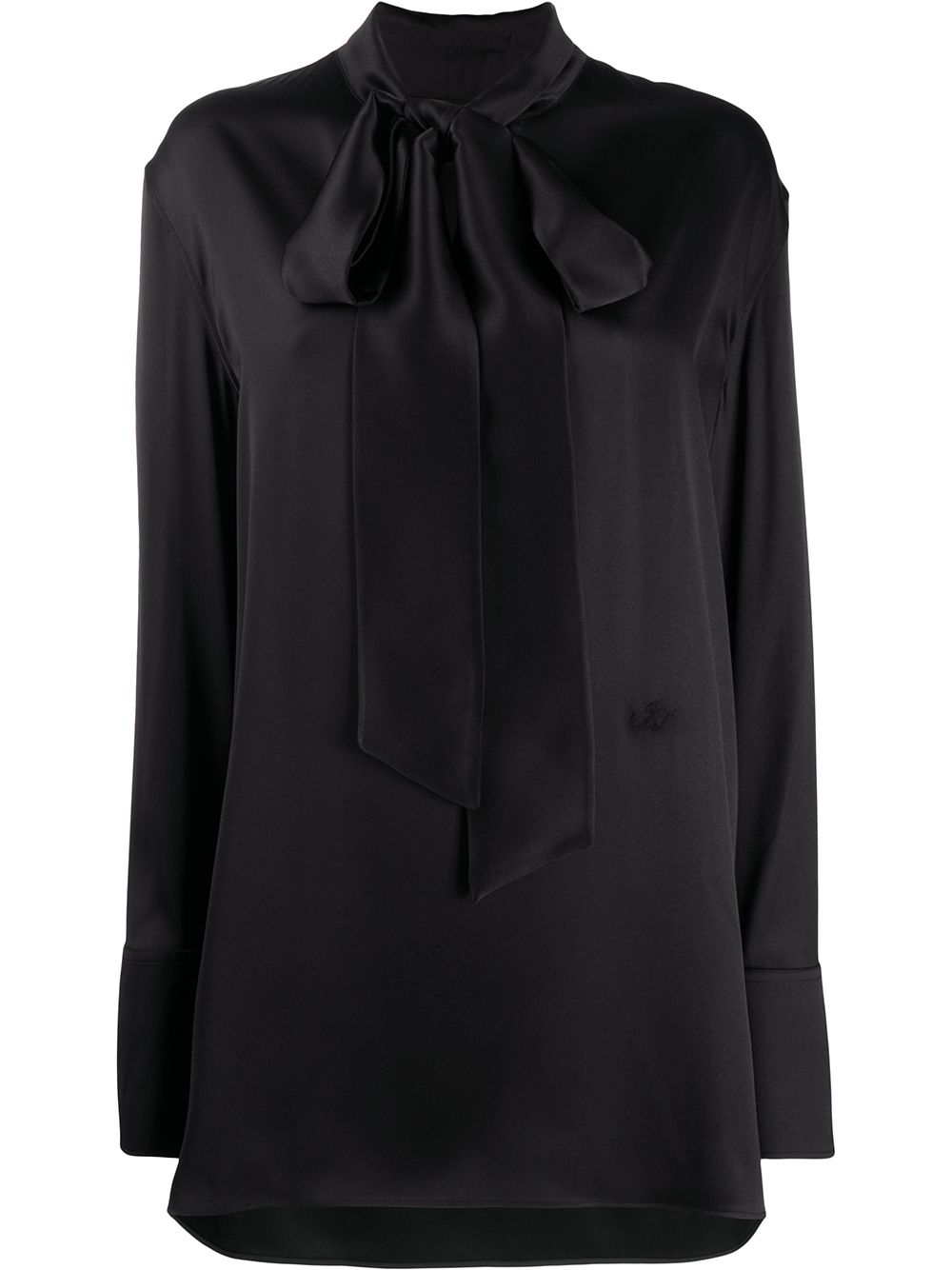 Jil Sander mock-neck Silk Blouse - Farfetch