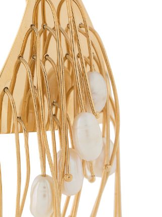 multi-line pearl earrings展示图